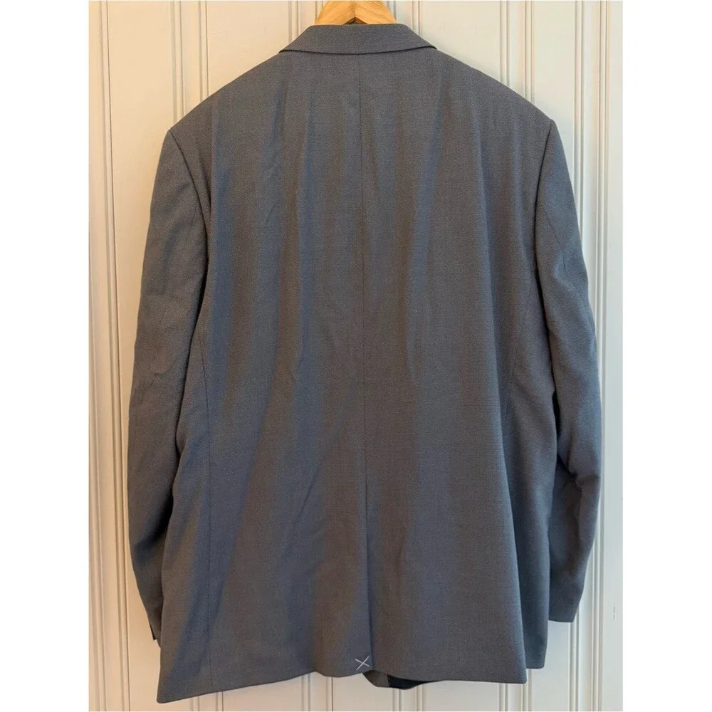 Chaps Men's Gray Notch-Lapel Sport Coat